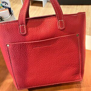 Portland Leather Mini Crossbody Tote Sugar
